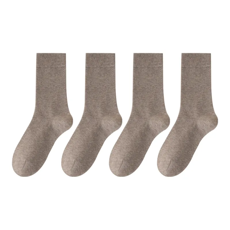 XXLLG Mid Calf Socks Women's 4 Pack-11