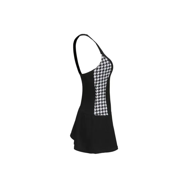 DECATHLON One piece Swimsuit Women's Black/Black-2