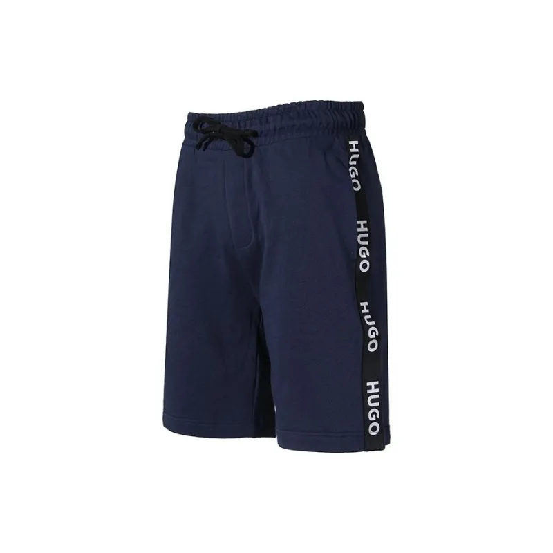 HUGO BOSS Sporty Logo tape Cotton Shorts-2