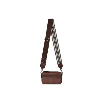 ETRO Canvas Bag Shoulder Bag Crossbody Bag Men's Terracotta Brown
