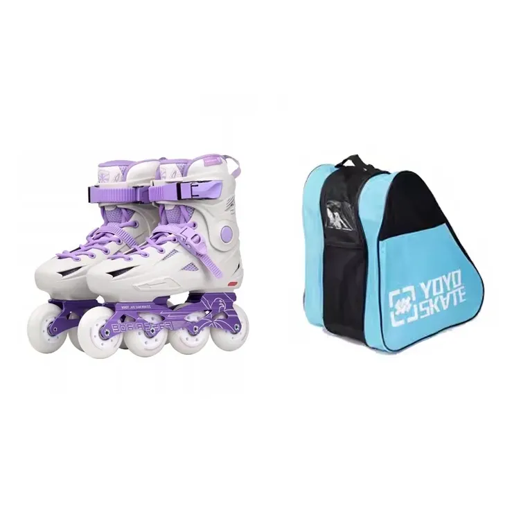 FLYING EAGLE Inline Skates PP Material Outdoor Unisex 35 42 White Purple-13
