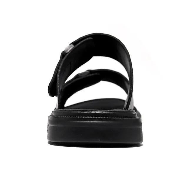 Chi Wolf Slide Slippers Unisex Black-4