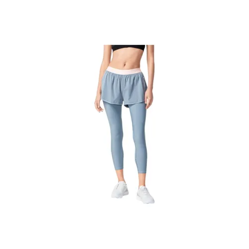 DECATHLON Sports Pants Women's Pine Gray/Quartz Pink