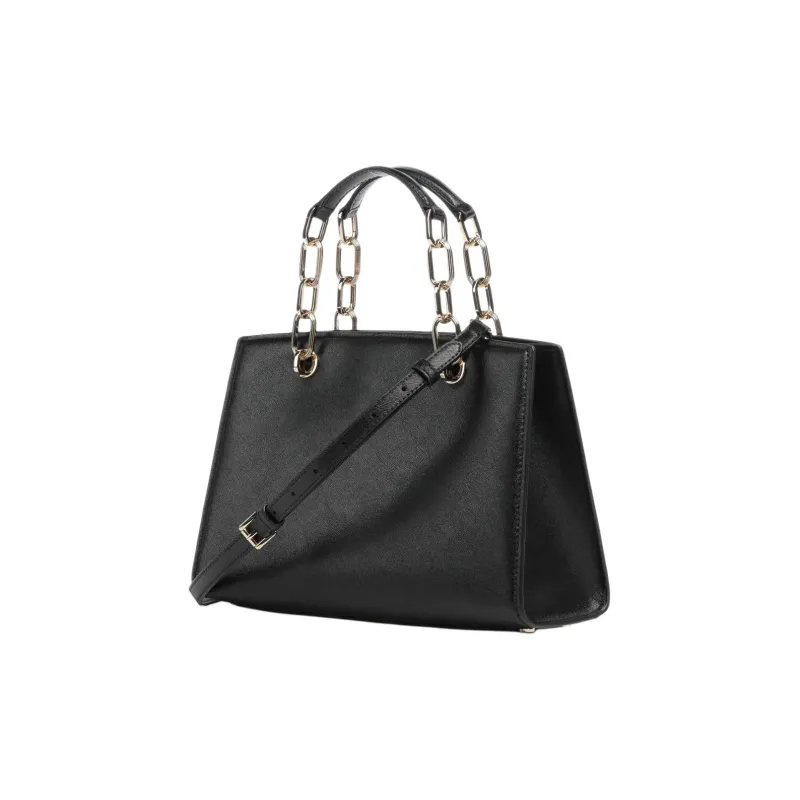 MICHAEL KORS Cynthia Grain Cow Leather Shoulder Bag, Crossbody Bag, Handbag Women's Black-1