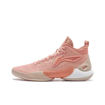 LINING YuShuai 18 Basketball Shoes Men Low Top Pink/Orange