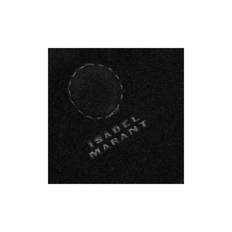 ISABEL MARANT Suede One Shoulder Handbags Women's Black-5