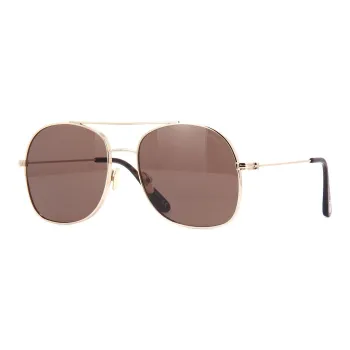 TOM FORD Aviator Sunglasses Women's Gold