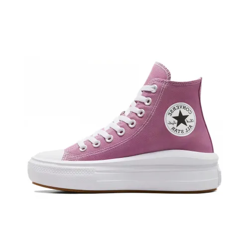 Converse Chuck Taylor All Star Wear-Resistant Breathable Cushioning High-Top Canvas Shoes Women's Pink