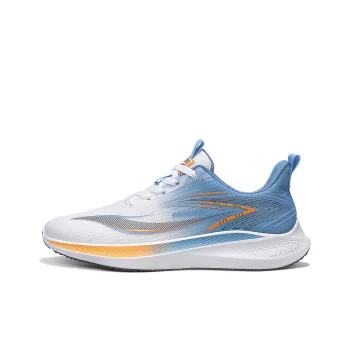 WARRIOR Running Shoes Men Low Top White/Blue