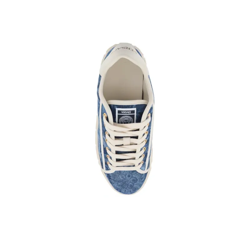 VERSACE Greca Barocco-jacquard Sneakers-3