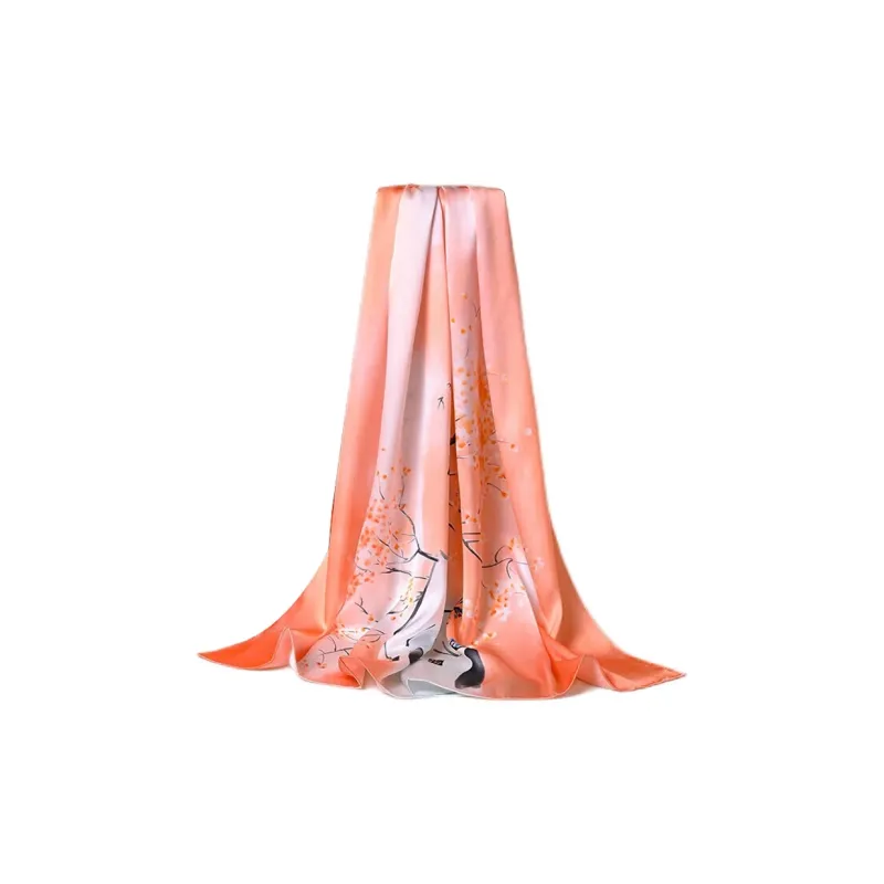 Hang Silk Road 100% Mulberry Silk Silk Scarves Women's-3