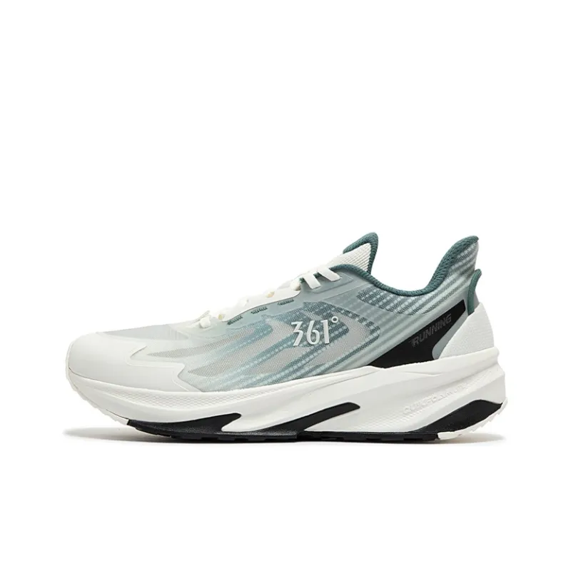 361° Yushan Cushioning Anti Slip And Wear Resistant Low Top Running Shoes Men's Dark Pine Green-0