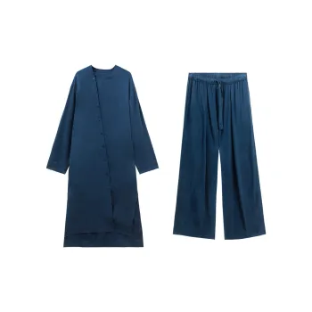 CICADAHOME Pajama Set Women's Navy Blue