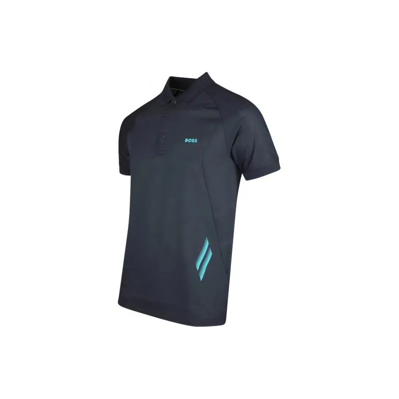 HUGO BOSS Logo print Polo Shirt-2