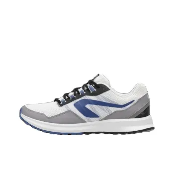 DECATHLON Cushioning Anti-Slip And Wear-Resistant Low-Top Running Shoes Men's White Gray Blue