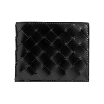 Bottega Veneta Intreccio Bi Fold Wallet