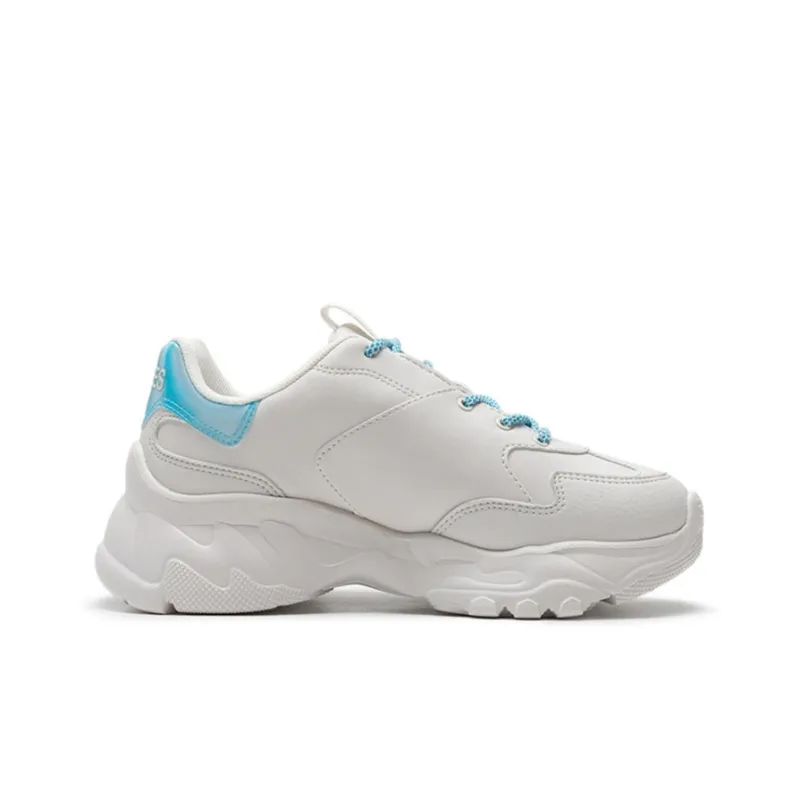 MLB Big Ball Chunky Slip Resistant Low Top Chunky Sneakers Unisex White-1