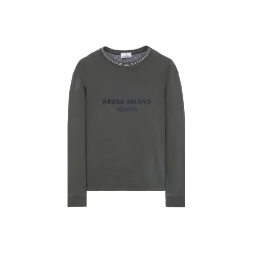 STONE ISLAND Marina T-Shirts Men Gray