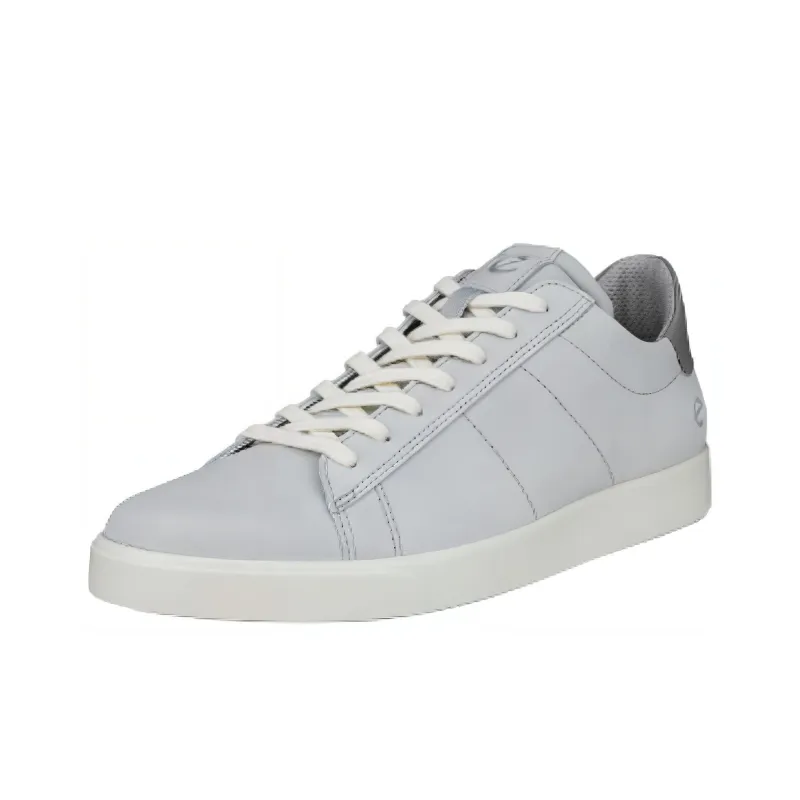 Ecco Low Top Skateboard Shoes Men's Gray-1