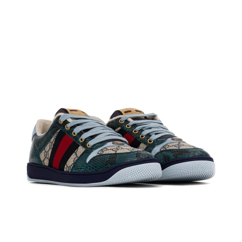 GUCCI Screener Sneakers Blue-2