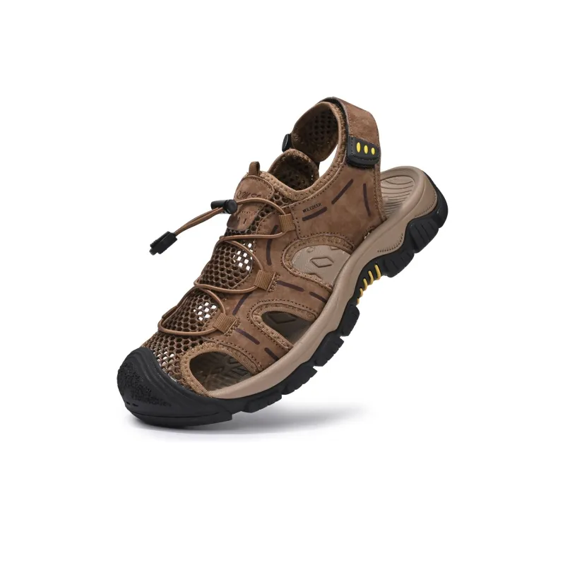 Black tailed Deer Muledeer Beach Sandals Men's-10
