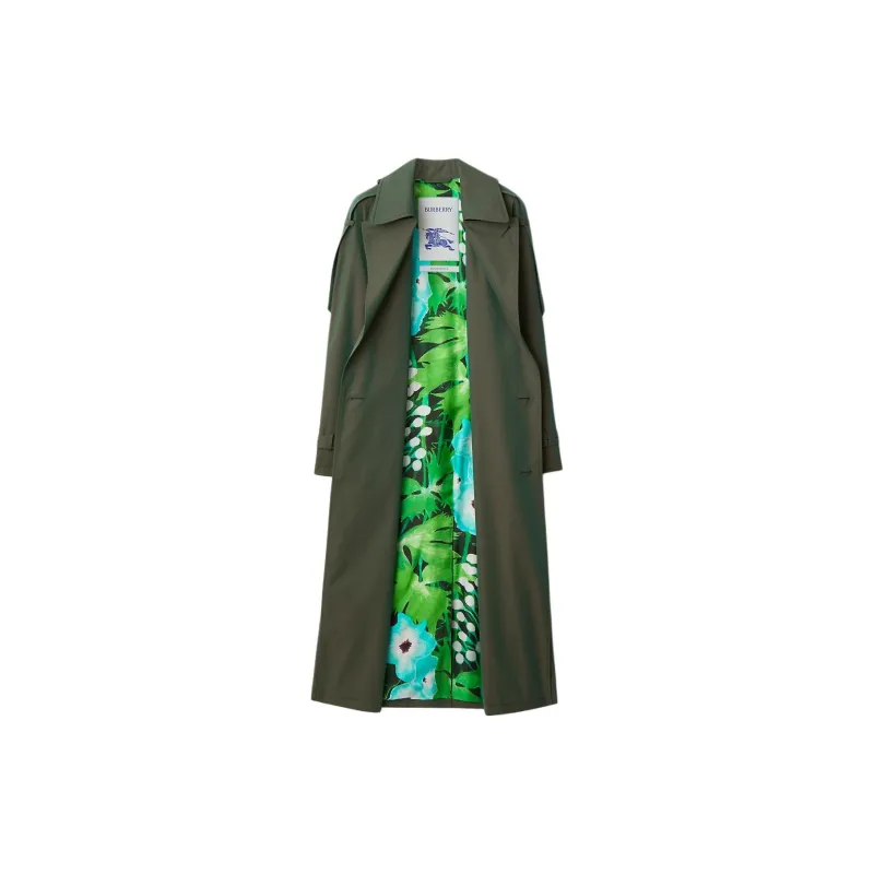 Burberry SS24 Trench Coat Women's Ivy Green-1