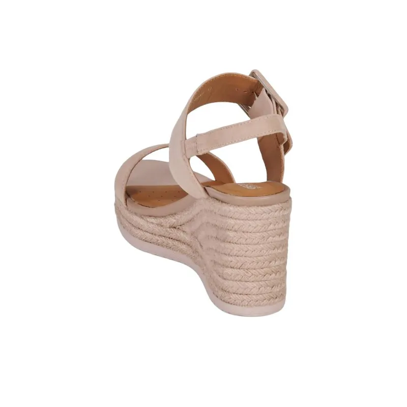GEOX One Strap Sandals 8cm Women's Light Pink-5