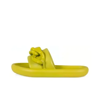 Stella McCartney Slide Slippers Women's Olive Green