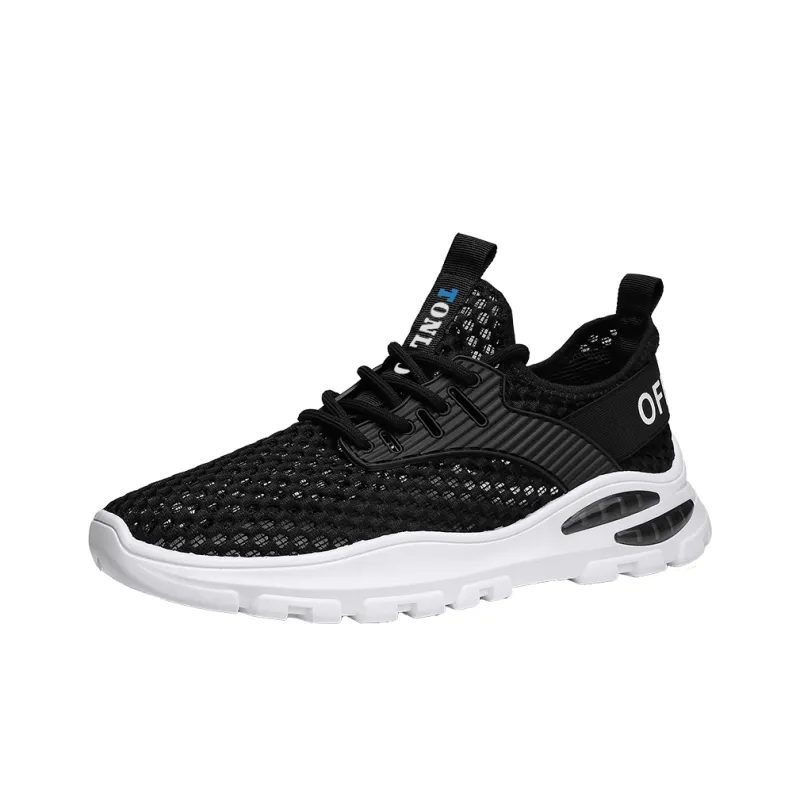 Tonlion Cushioning, Slip Resistant, Abrasion Resistant, Breathable, Quick Dry, Lightweight Low Top Running Shoes Men's-3