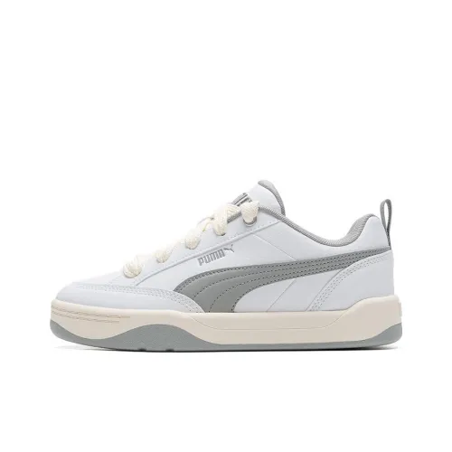 PUMA Park Lifestyle Skateboard Shoes Unisex Low-Top White Gray