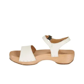 El Naturalista One Strap Sandals Women's White