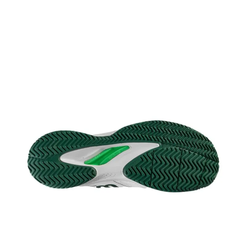 Wilson Kaos Comp 3.0 Slip Resistant Low Top Tennis Shoes Men's White Green-4