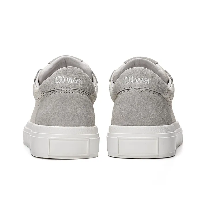 Frogs Breathable Slip-Resistant Lightweight Wear-Resistant Low-Top Stylish Skateboarding Shoes Men's White-3
