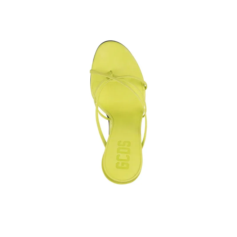 GCDS Morso Flip Flops Women's Yellow-5