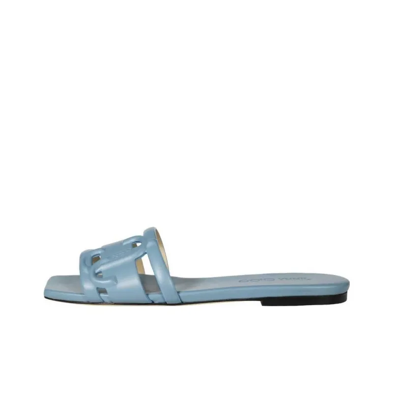 Jimmy Choo Slide Slippers Women's Blue-0
