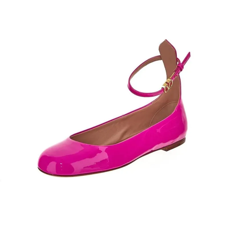 Valentino Casual Single Shoes Women's Rose Red-2