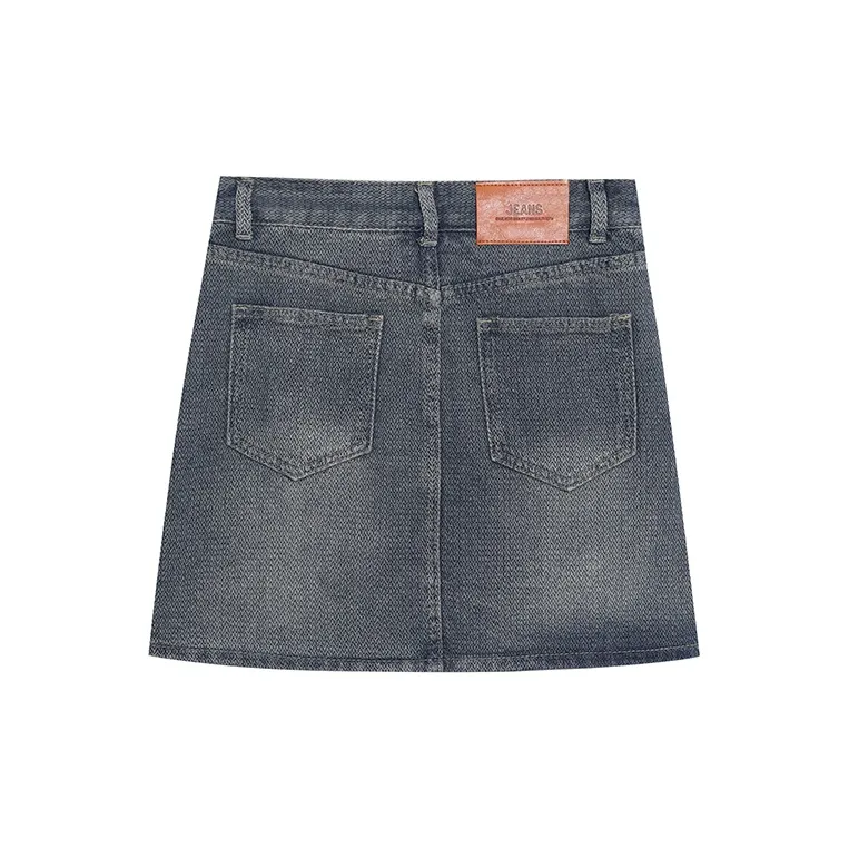 QUIET ANGEL Denim Short Skirts Women's-8