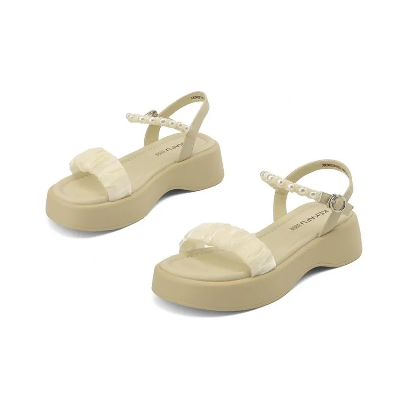 KEKAFU One Strap Sandals 4.5cm Women's-19