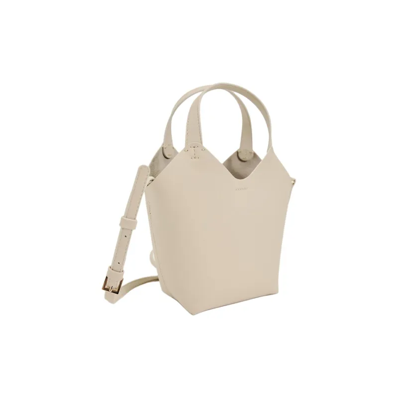 ZARA Polyurethane Crossbody One Shoulder Handbags Mini Women's White-1