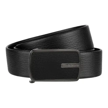 Thereble Top Grain Cow Leather Automatic Buckle Belt Men's Width 3.7CM