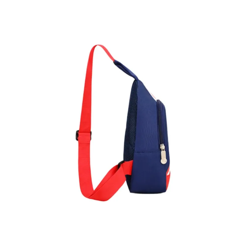 SNOOPY Polyester Crossbody Bag One Shoulder Sling Bag Regular Unisex Blue/Pink-2