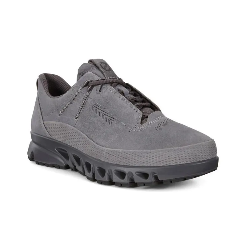 Ecco Multi Vent Cushioning Anti Slip And Wear Resistant Low Top Casual Shoes Men's Gray-2