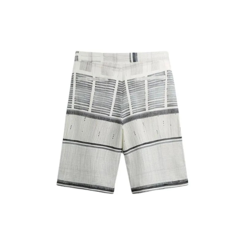 ZARA Casual Shorts Men Gray-1