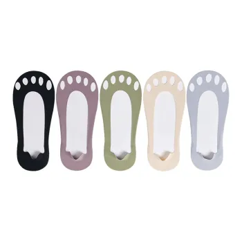MIIOW No Show Socks Women's 5 Pack Mixed Color