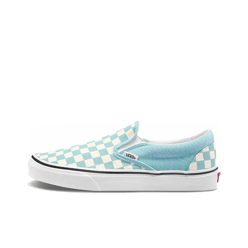 Vans Classic Slip On 'Aqua Haze Checkerboard'-0