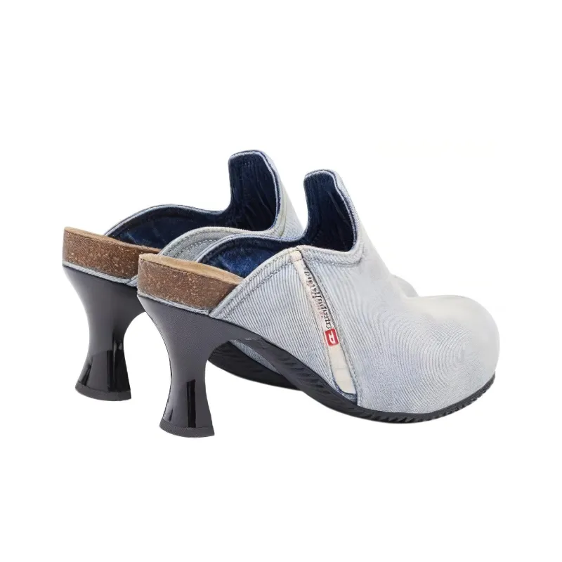 DIESEL D-Woodstock W 80mm Denim Mules-3
