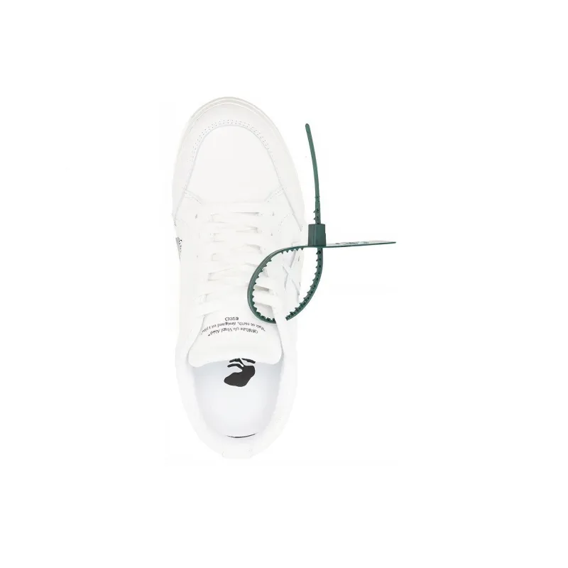OFF WHITE Vulcanized Stylish Skateboarding Shoes Women's White-4