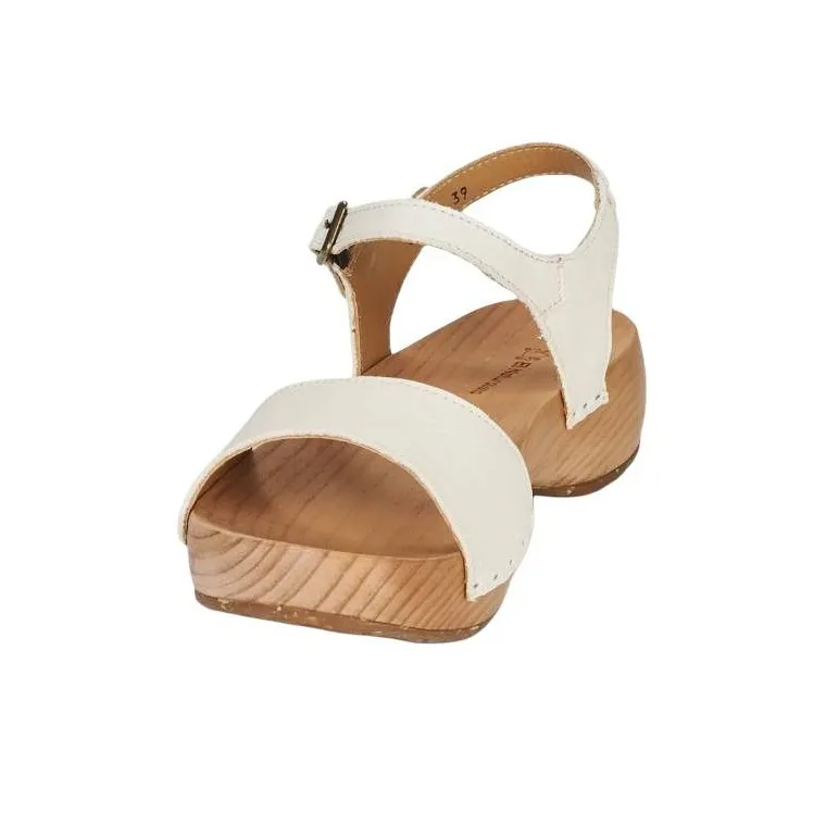 El Naturalista One Strap Sandals Women's White-3