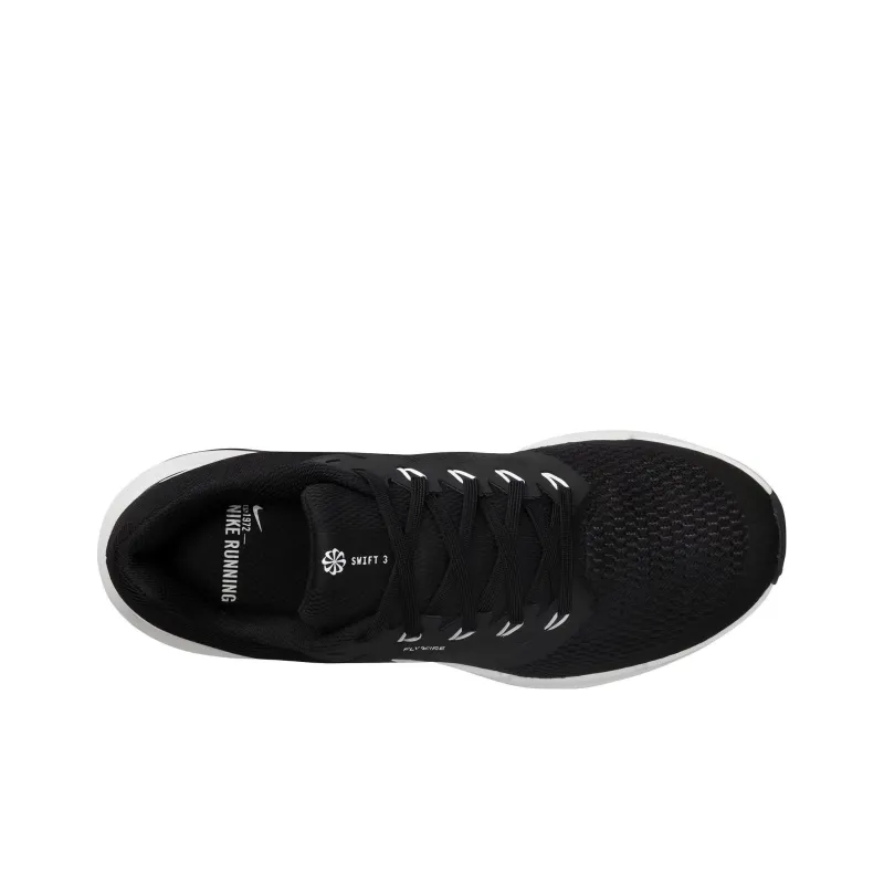 Nike Run Swift 3 Cushioning Wear-Resistant Low-Top Running Shoes Women's Black-3