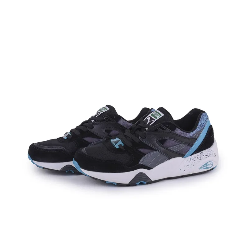 PUMA Trinomic R698 Low Top Black/White-2